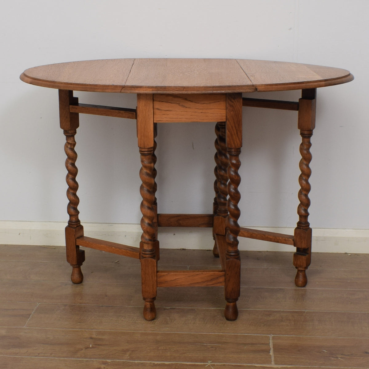 Barley-Twist Drop Leaf Table