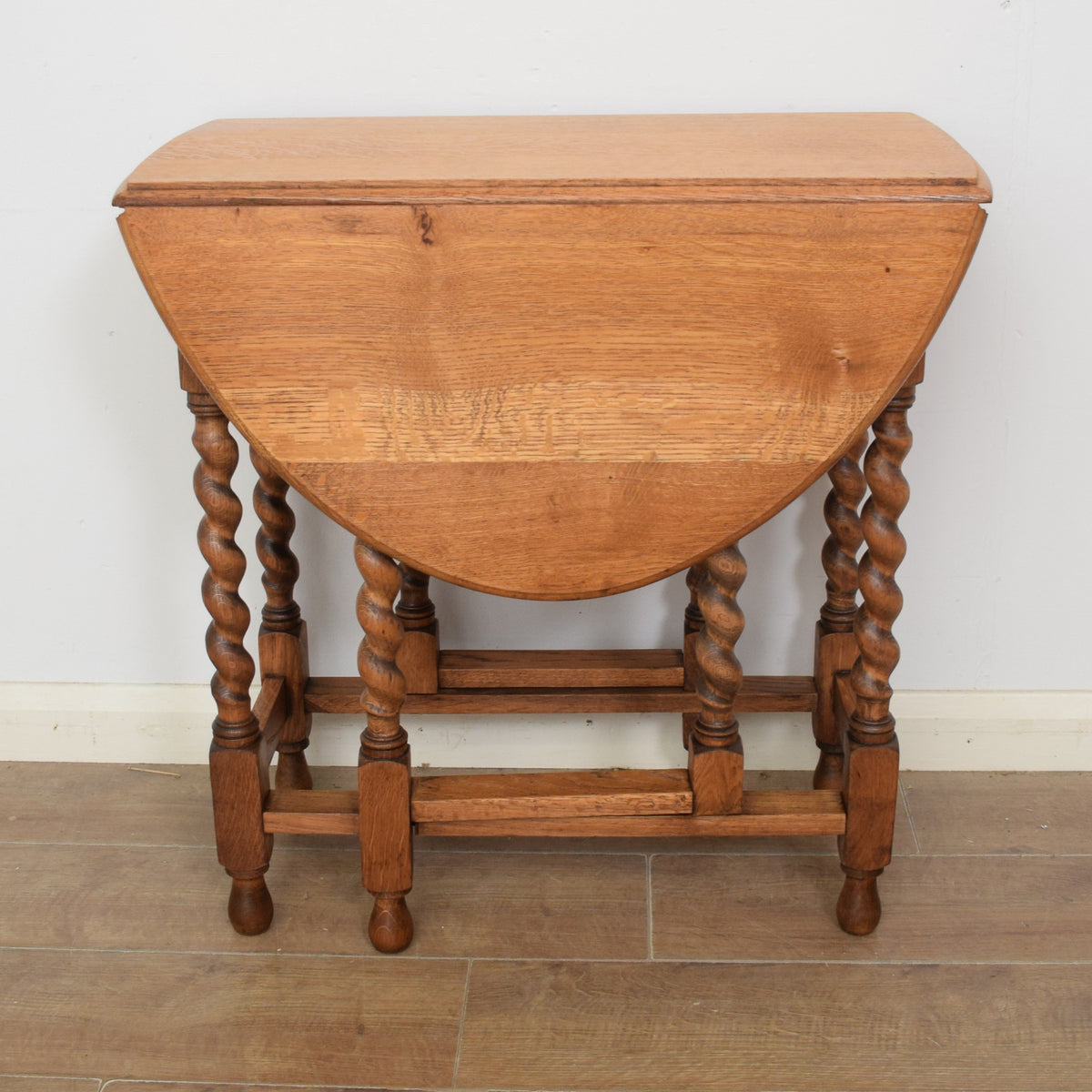 Barley-Twist Drop Leaf Table
