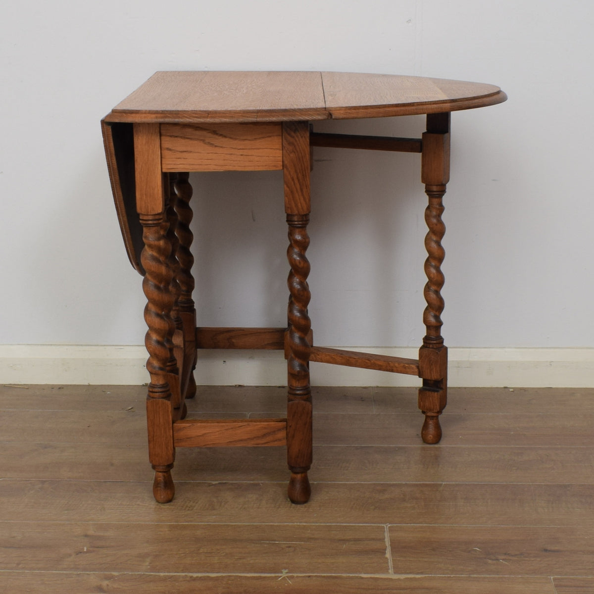 Barley-Twist Drop Leaf Table