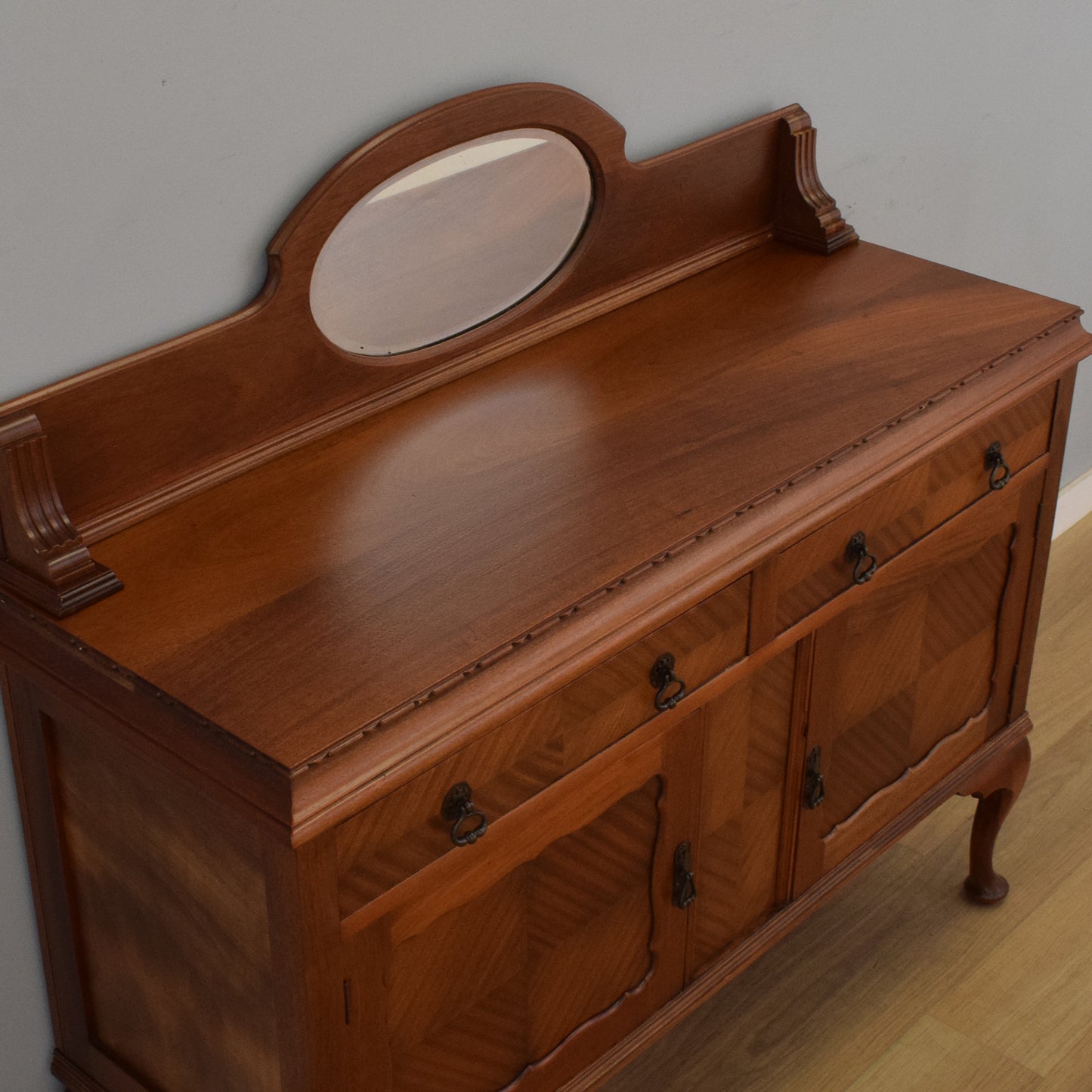 Mahogany Mirrored Sideboard