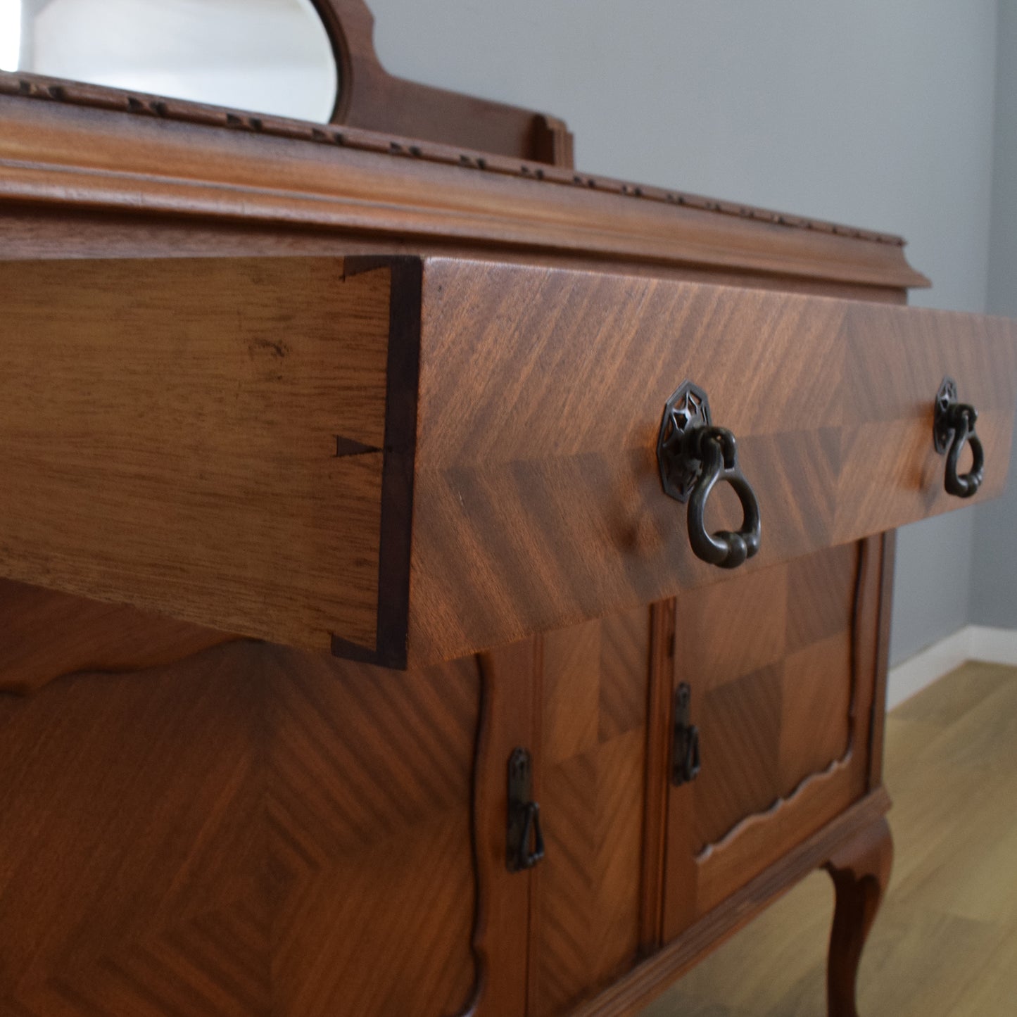 Mahogany Mirrored Sideboard