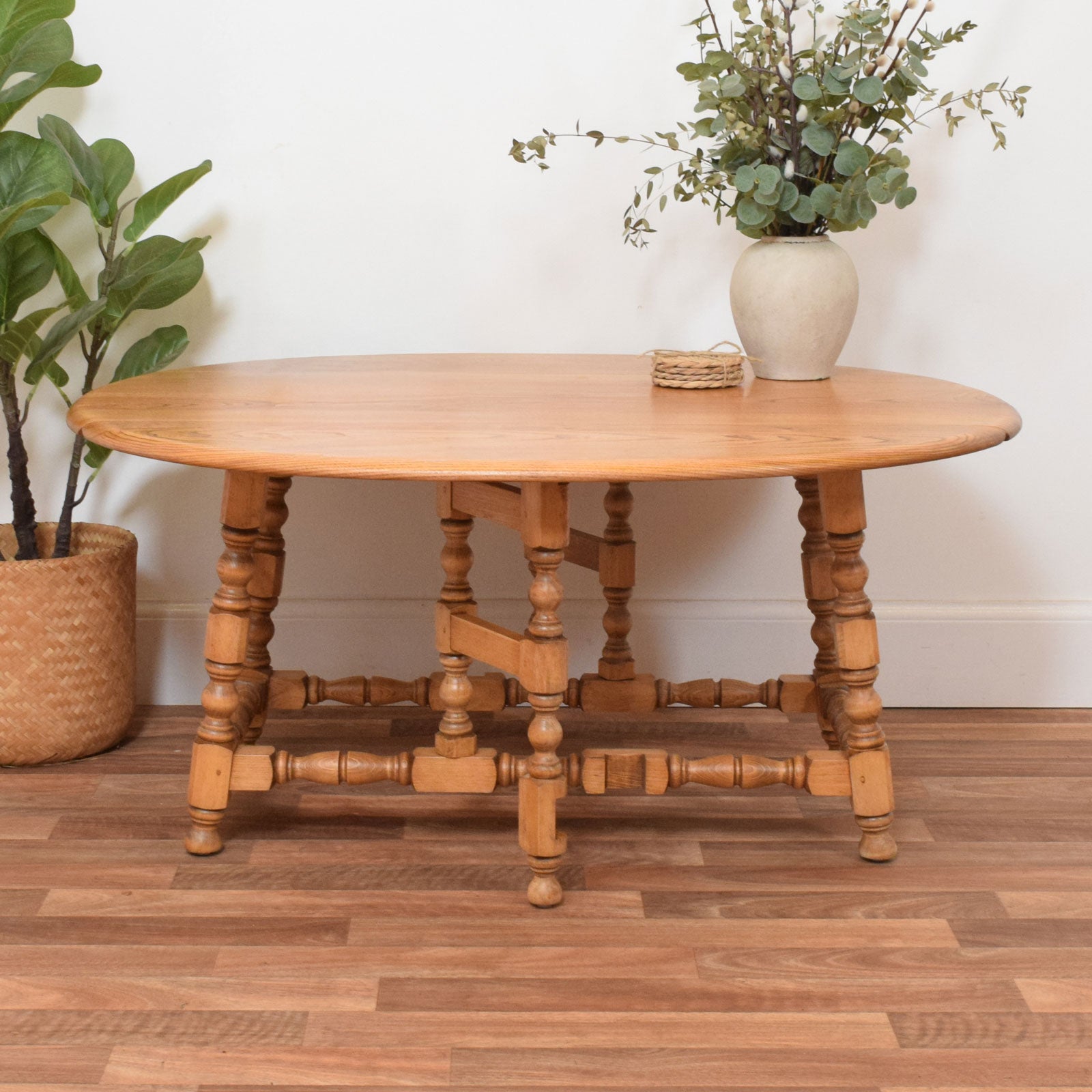 家具 ERCOL : Drop-Leaf Supper Table Ercol Drop Leaf Coffee Table – Betel Restored Furniture