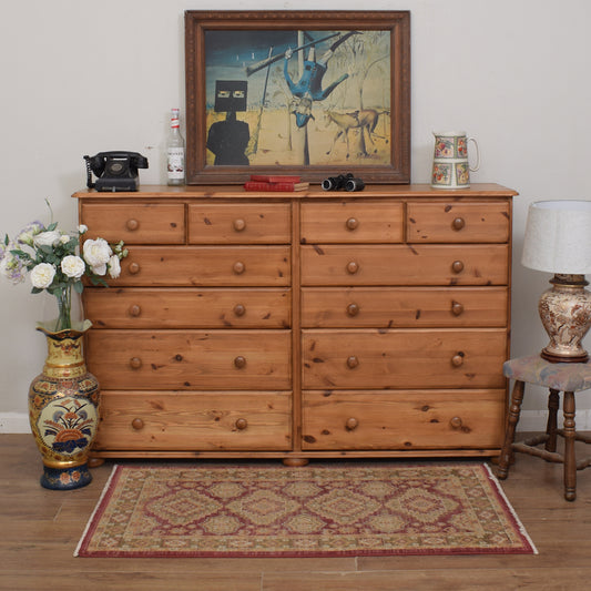 Large Pine Chest of Drawers