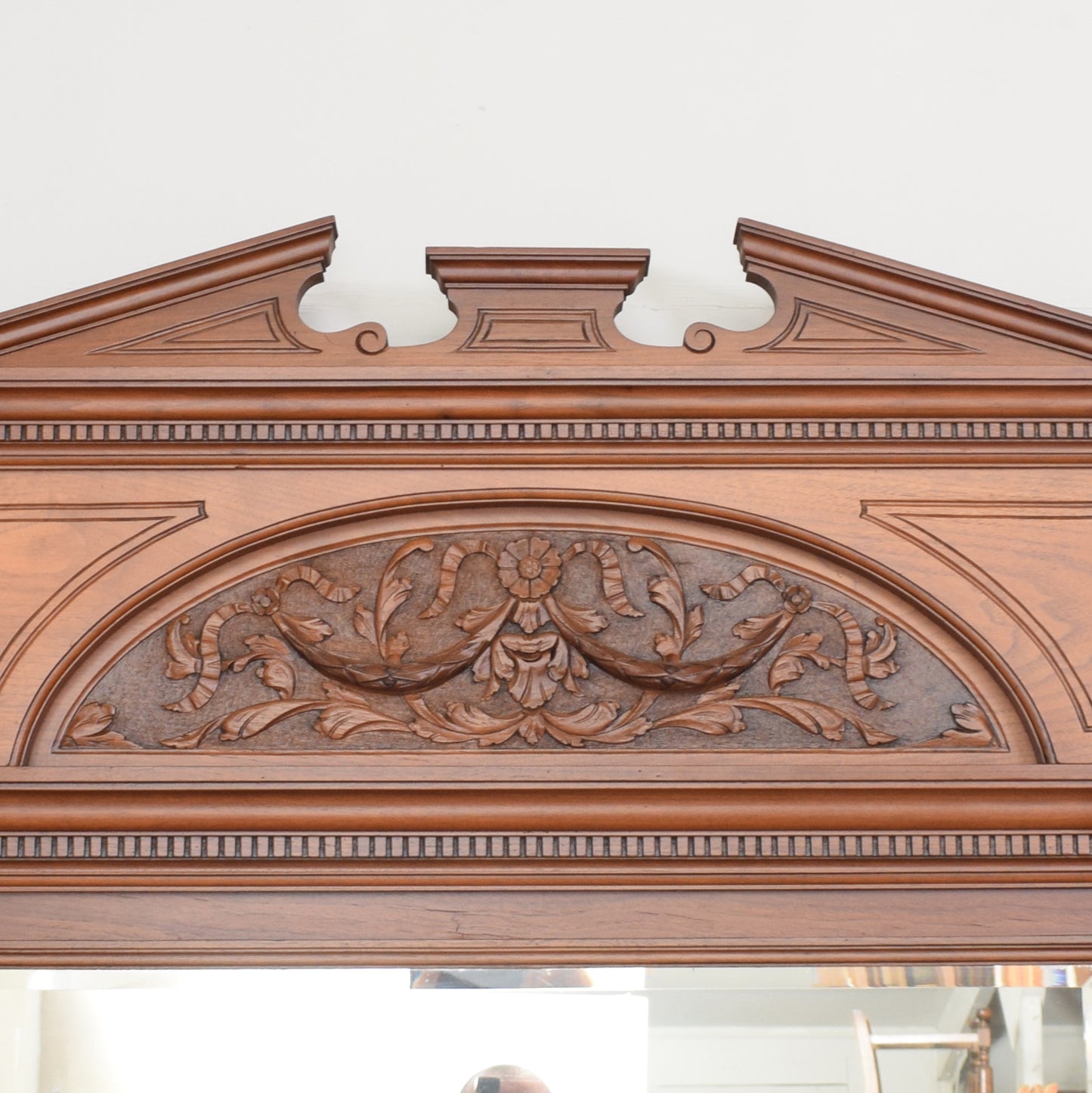 Large Mahogany Mirrored Back Sideboard