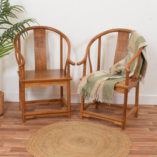 Pair of 19th Century Chinese Chairs