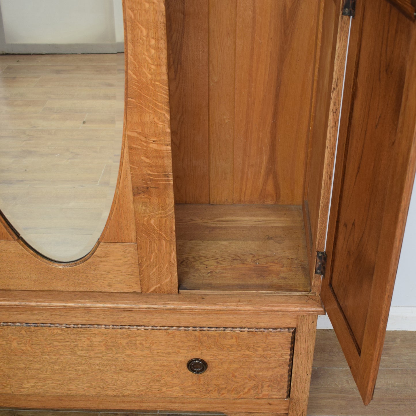 Restored Oak Hallrobe