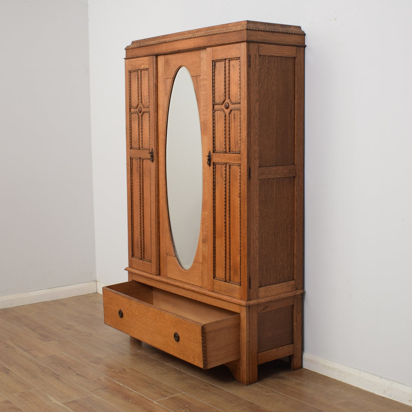 Restored Oak Hallrobe