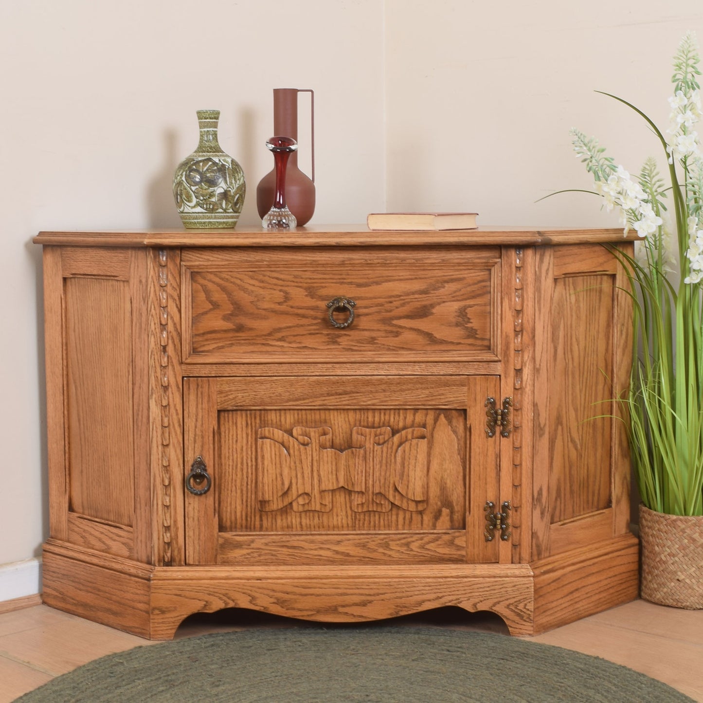 Jaycee Corner TV Cabinet