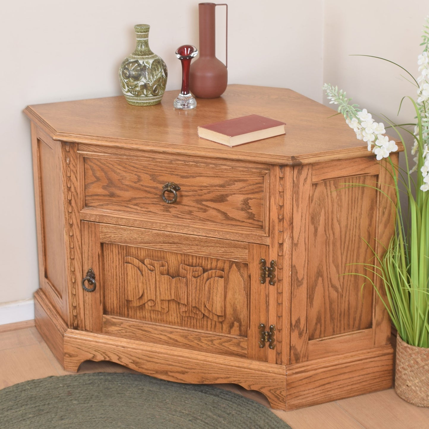Jaycee Corner TV Cabinet
