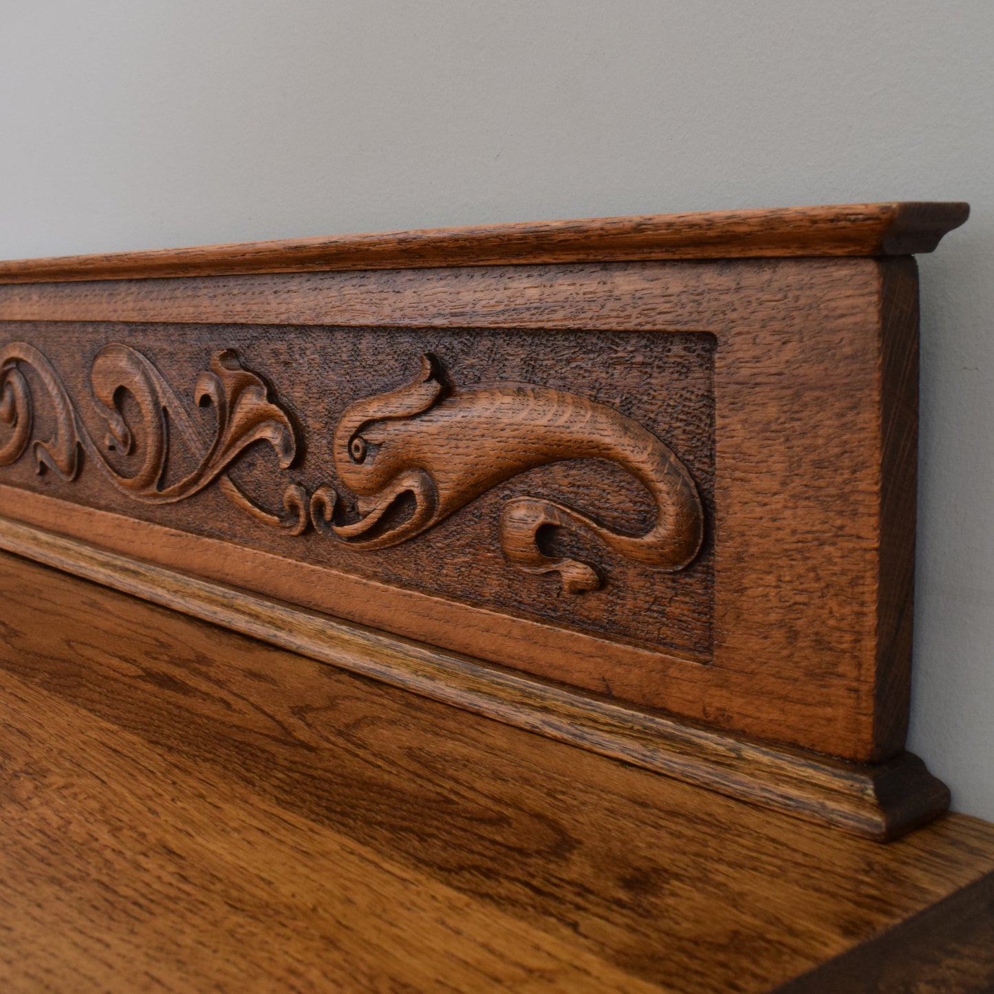 Carved Oak Sideboard