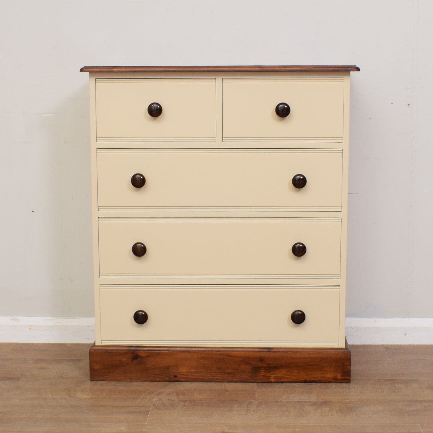 Painted Pine Chest Of Drawers