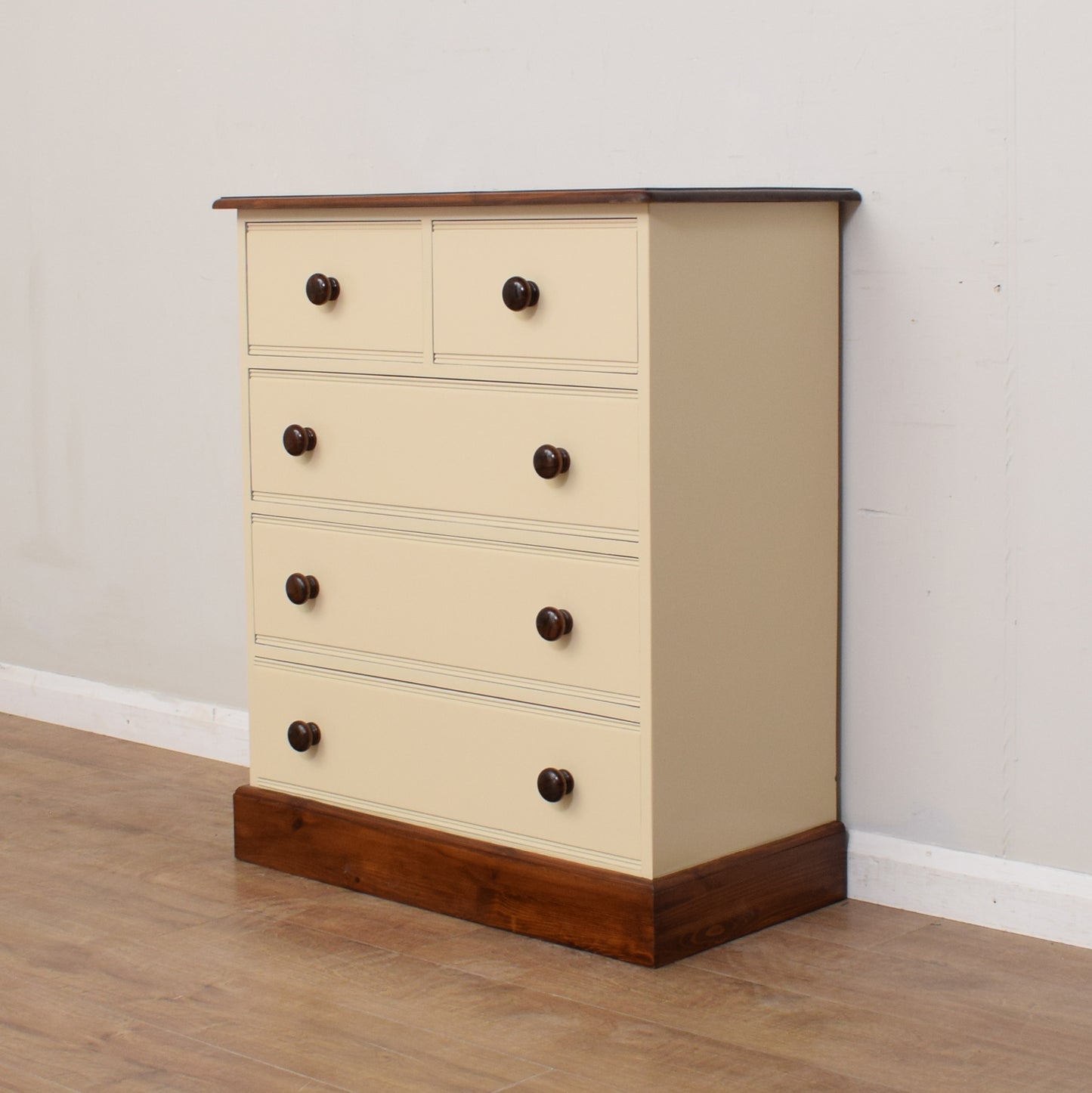 Painted Pine Chest Of Drawers