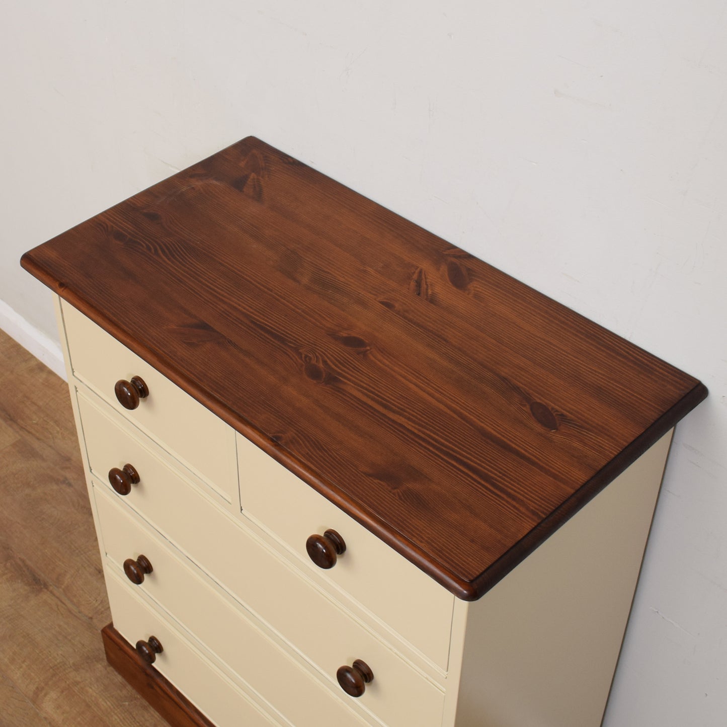 Painted Pine Chest Of Drawers