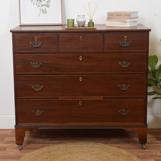 Rustic Mahogany Chest of Drawers
