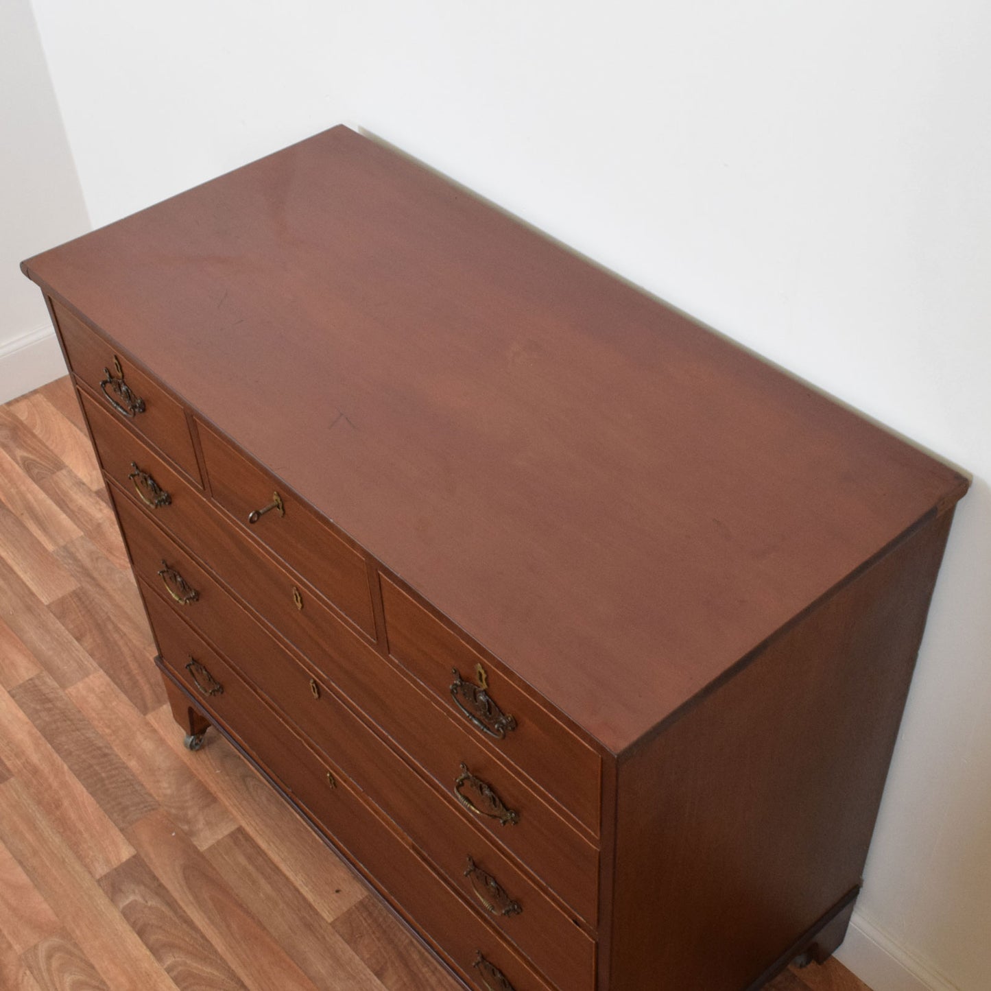 Rustic Mahogany Chest of Drawers