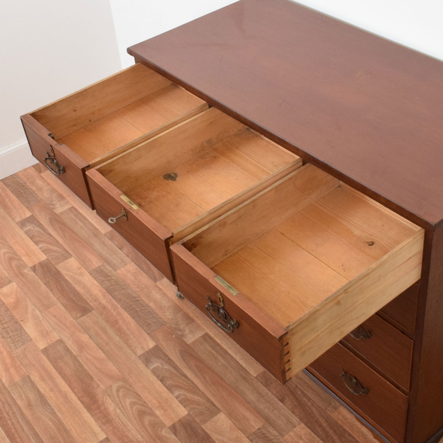 Rustic Mahogany Chest of Drawers