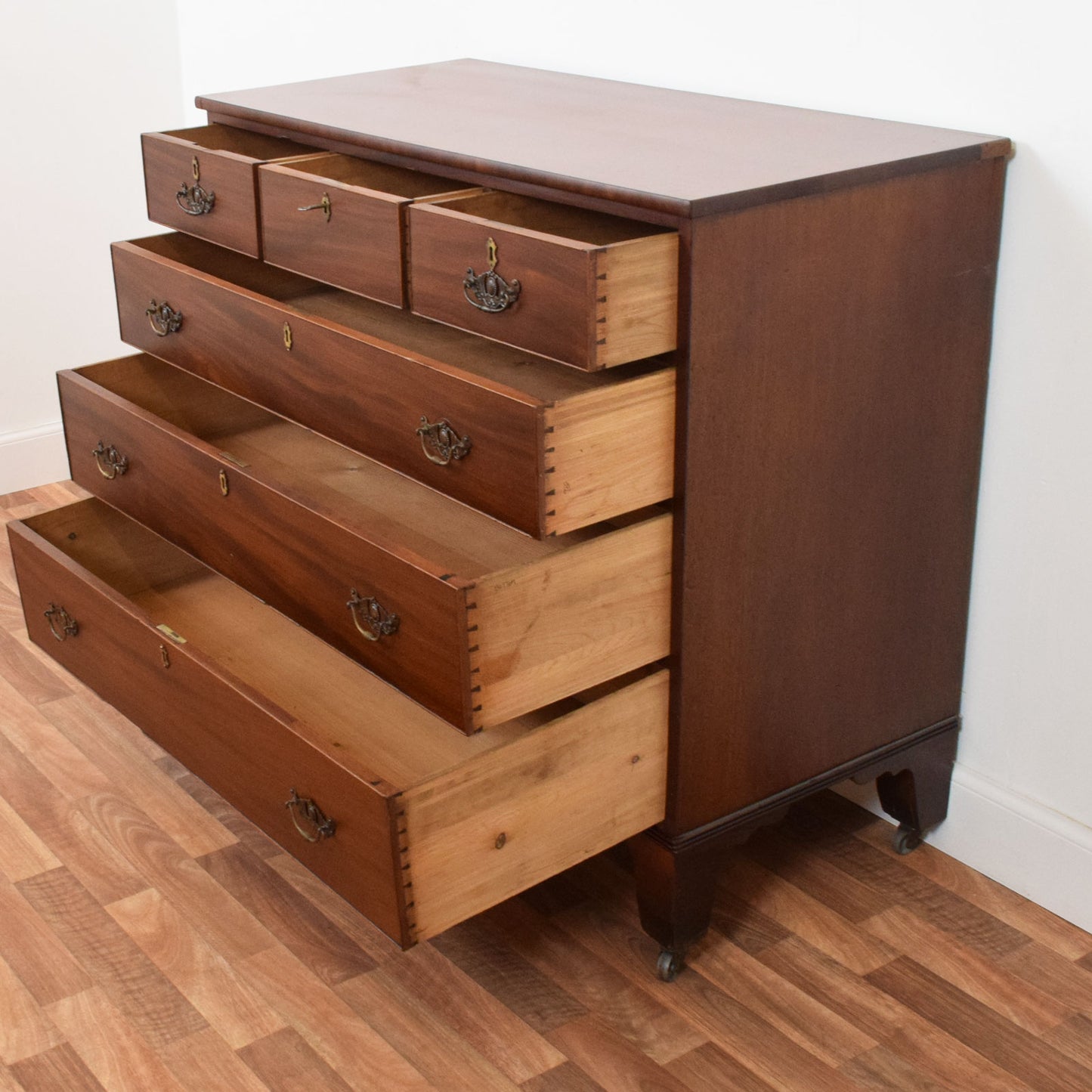 Rustic Mahogany Chest of Drawers