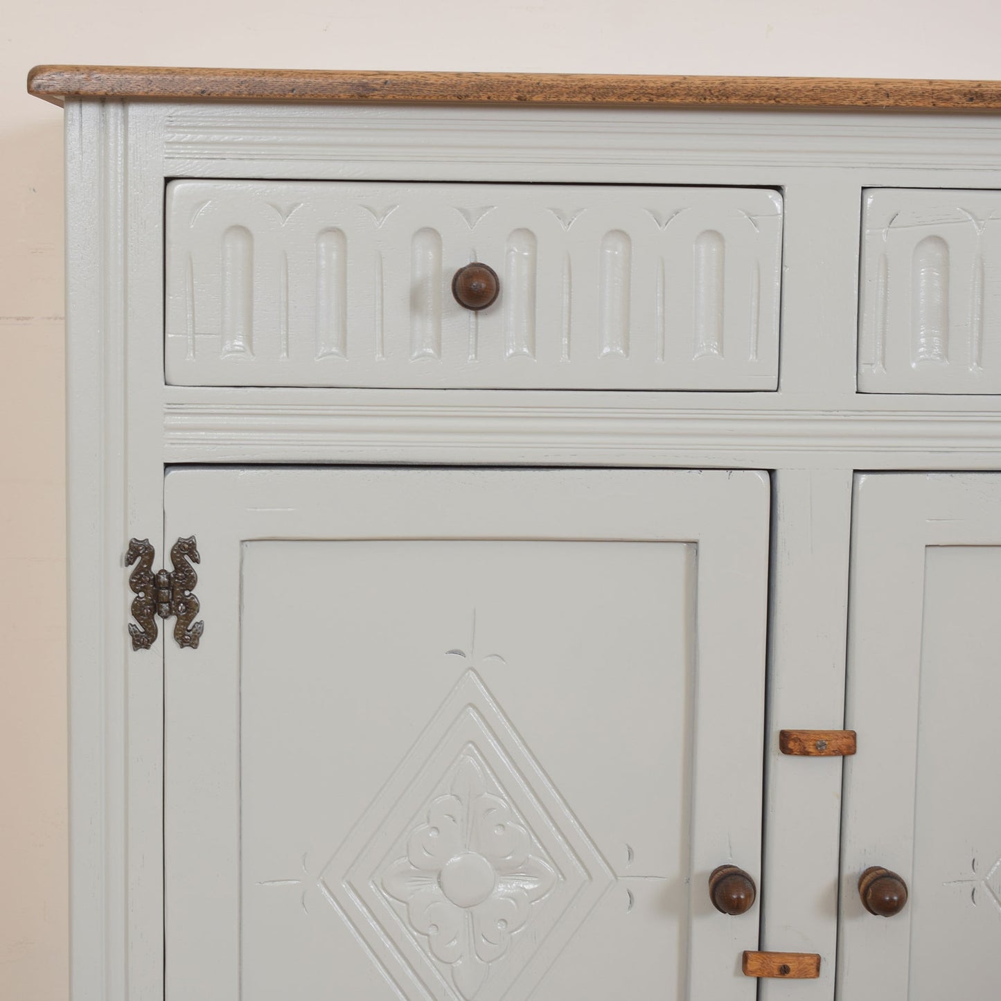 Painted Oak Sideboard