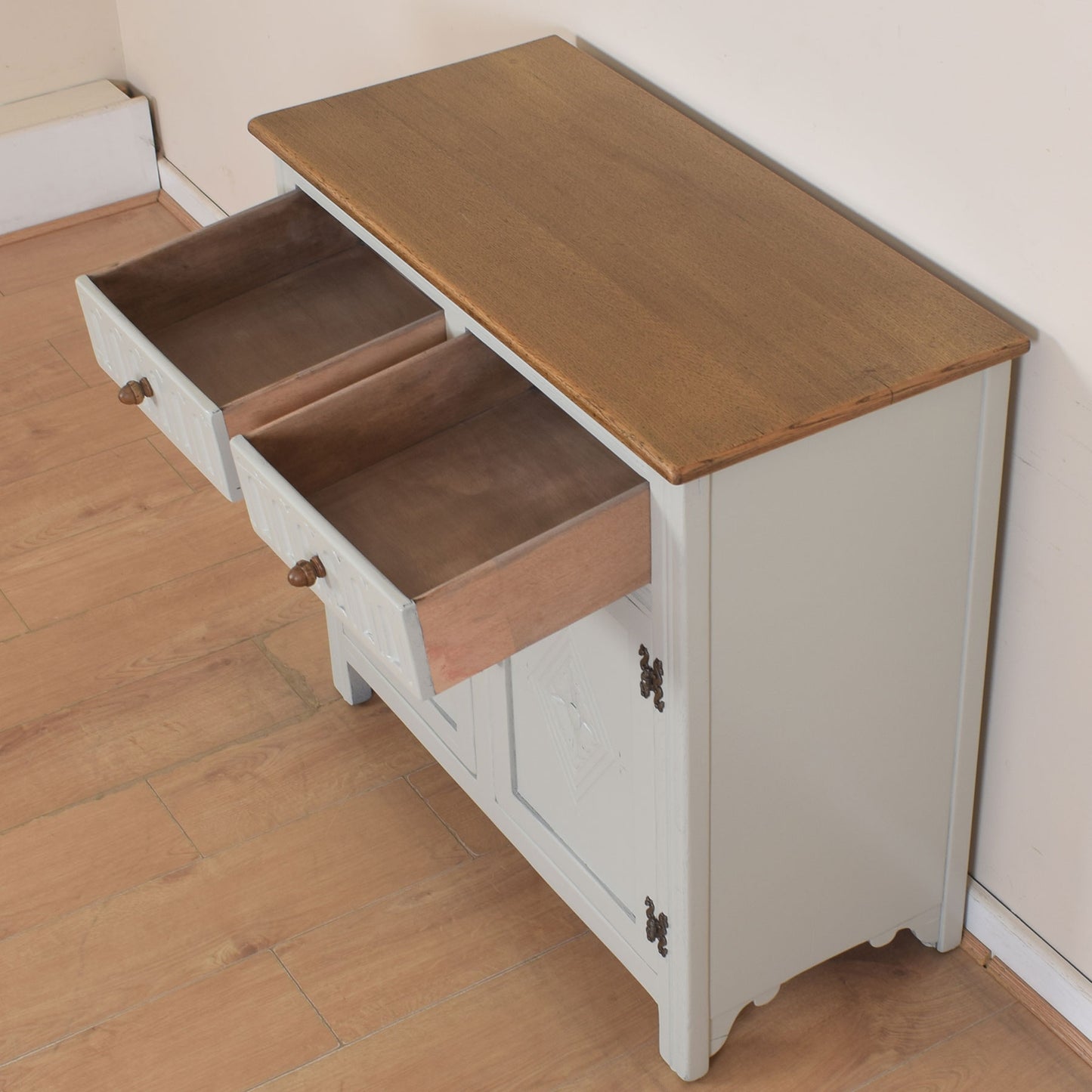 Painted Oak Sideboard