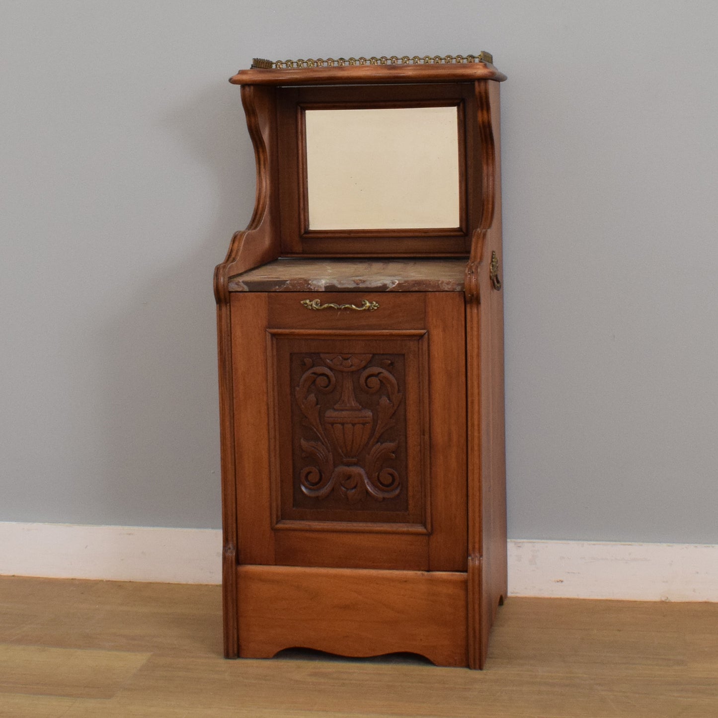 Mahogany Coal Scuttle