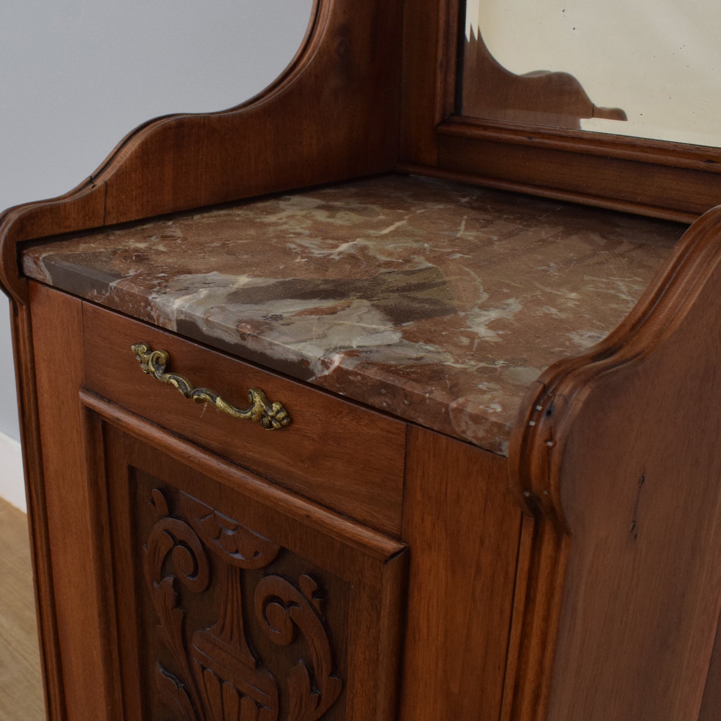 Mahogany Coal Scuttle