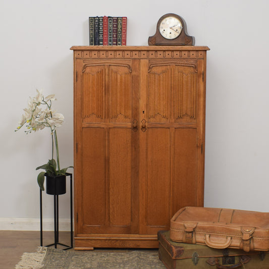 Petite Oak Wardrobe