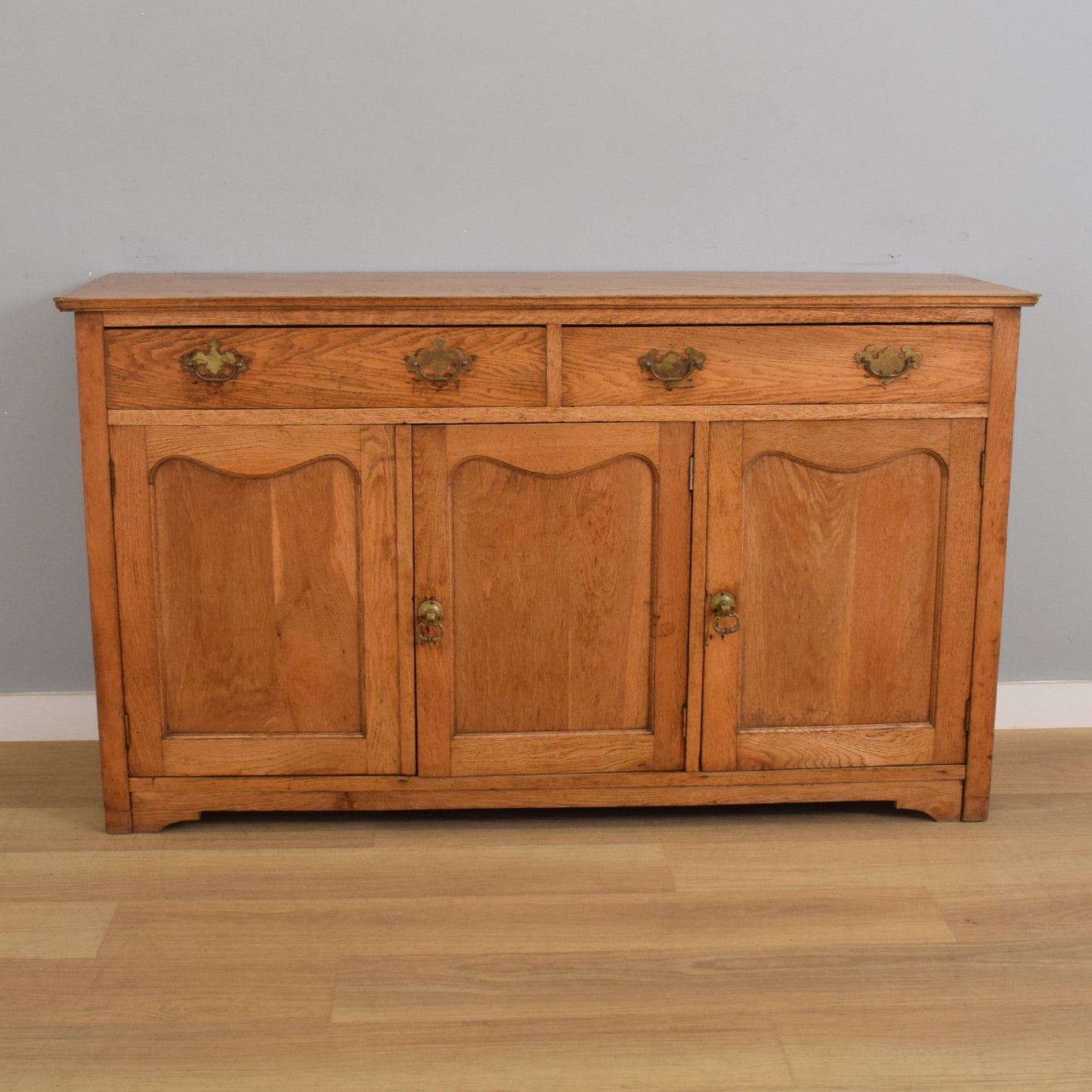 Large Rustic Oak Sideboard