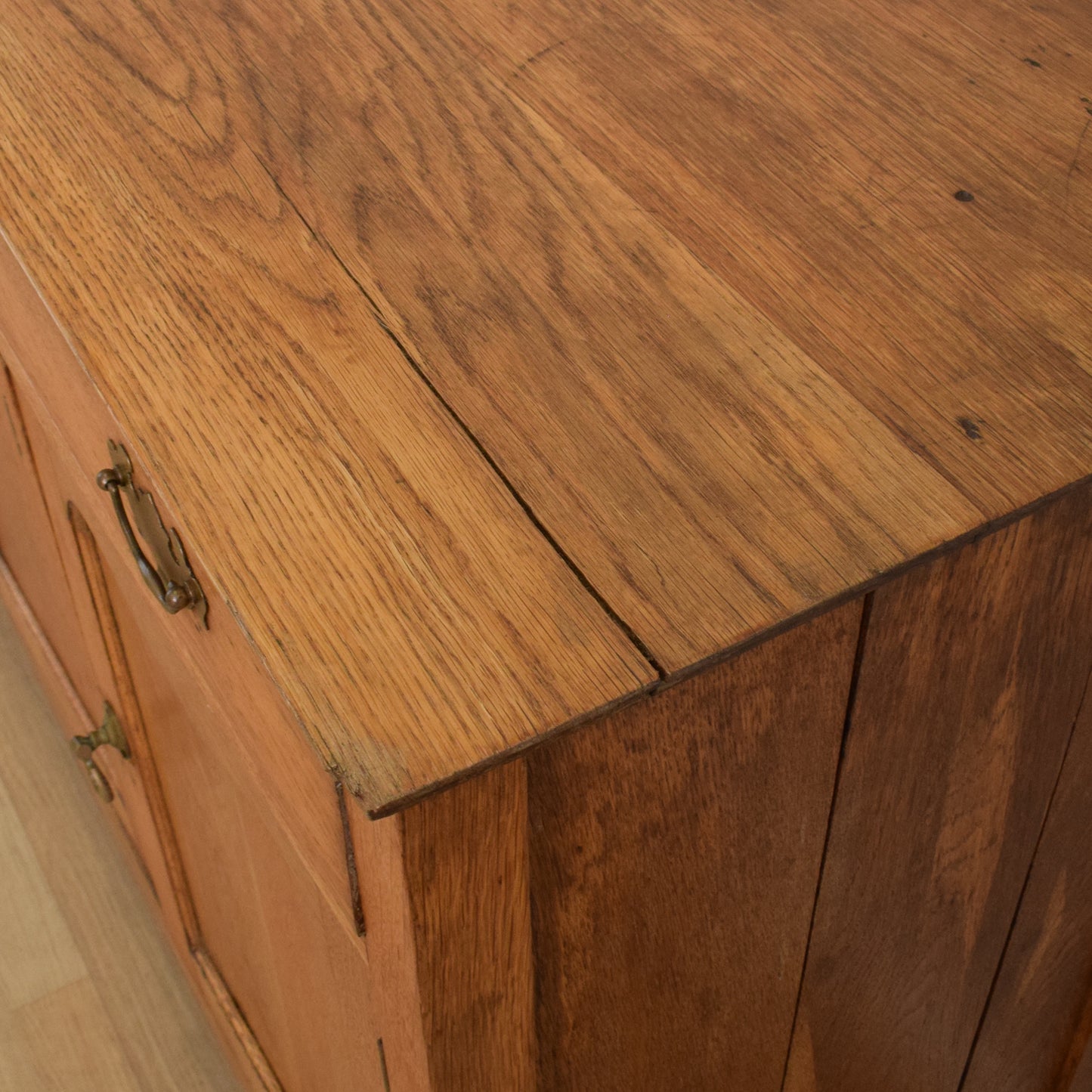 Large Rustic Oak Sideboard