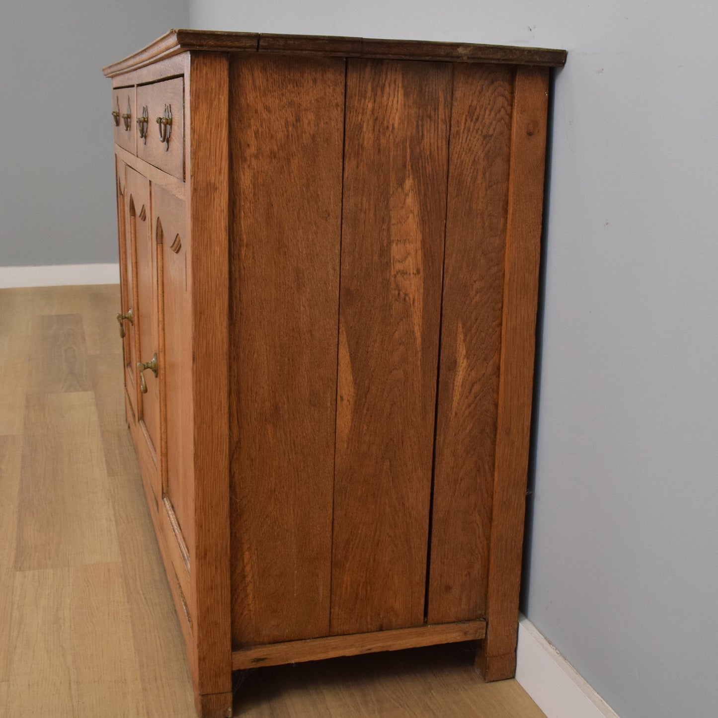 Large Rustic Oak Sideboard