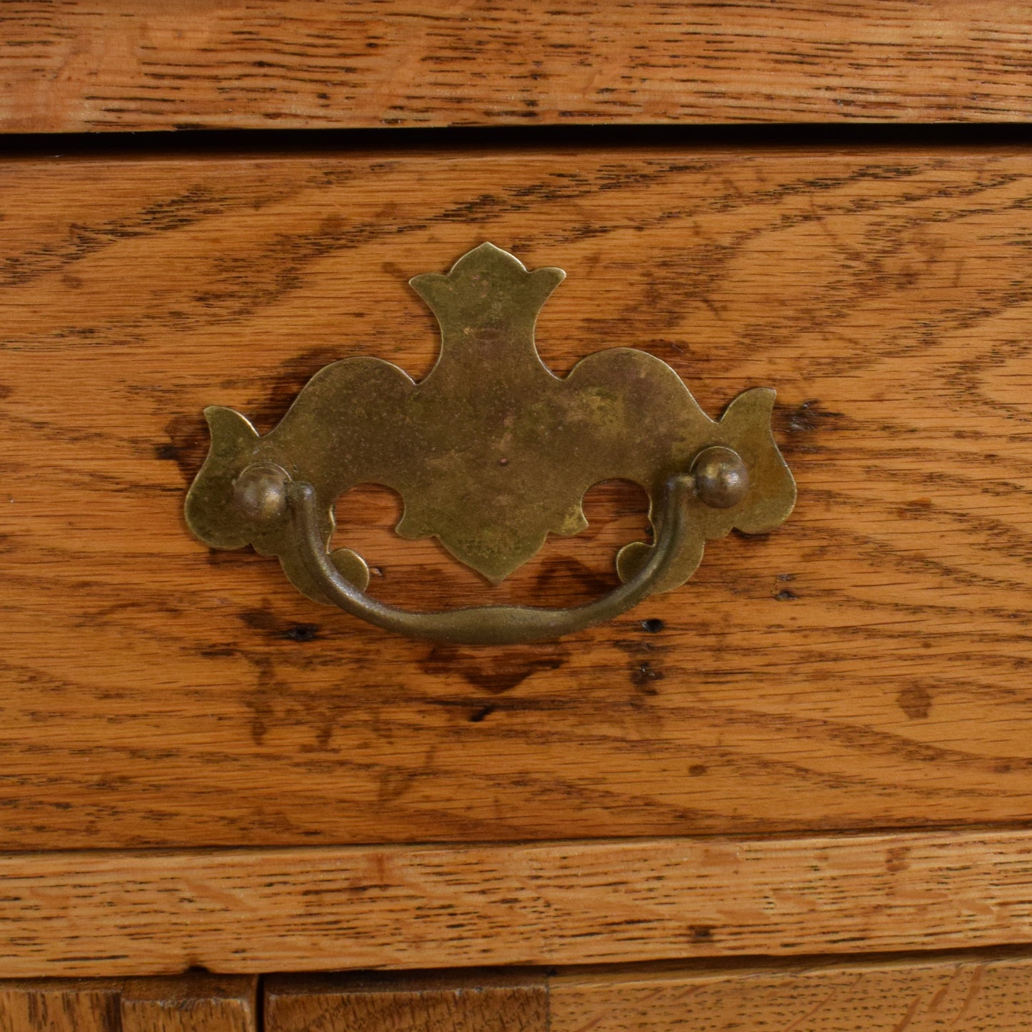 Large Rustic Oak Sideboard