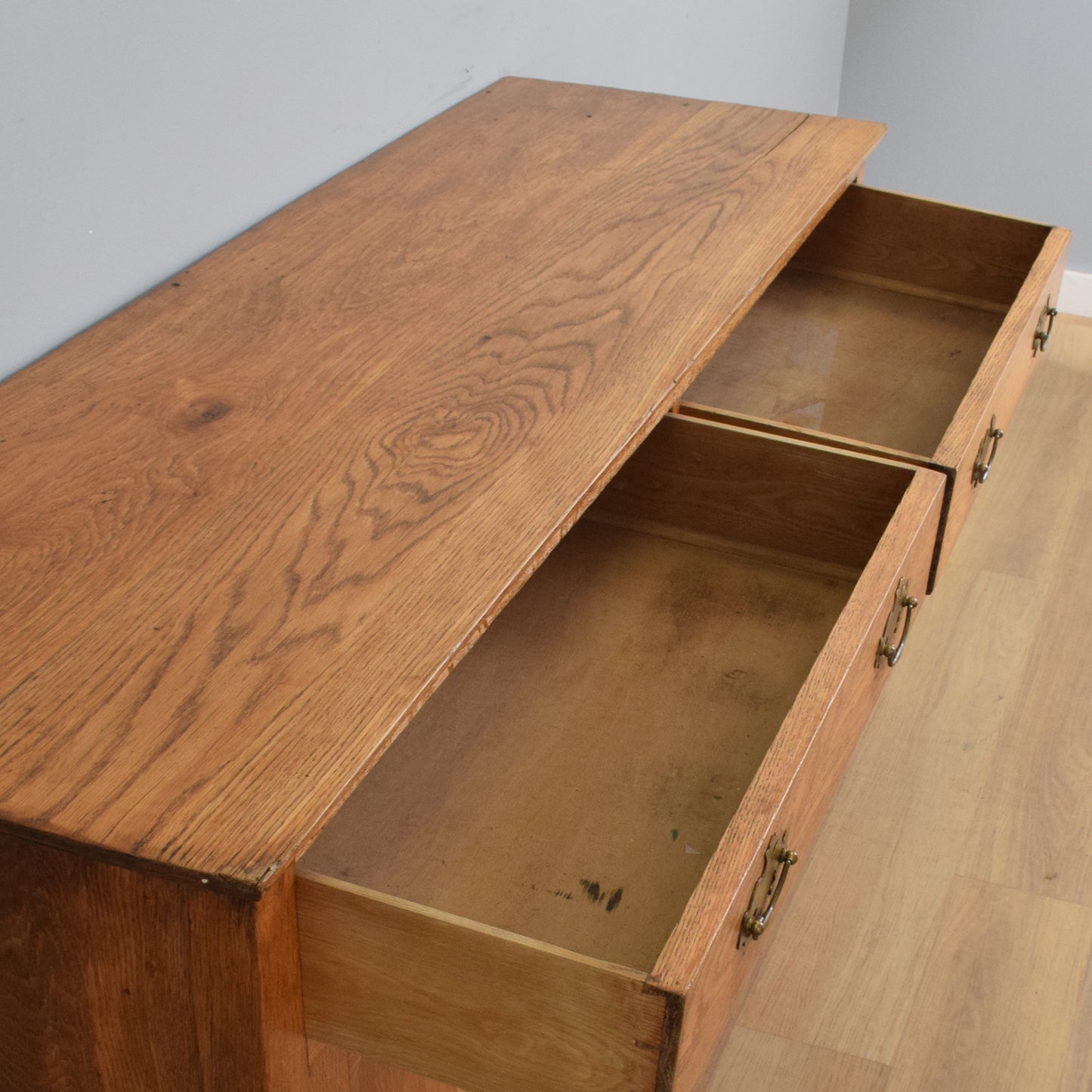 Large Rustic Oak Sideboard