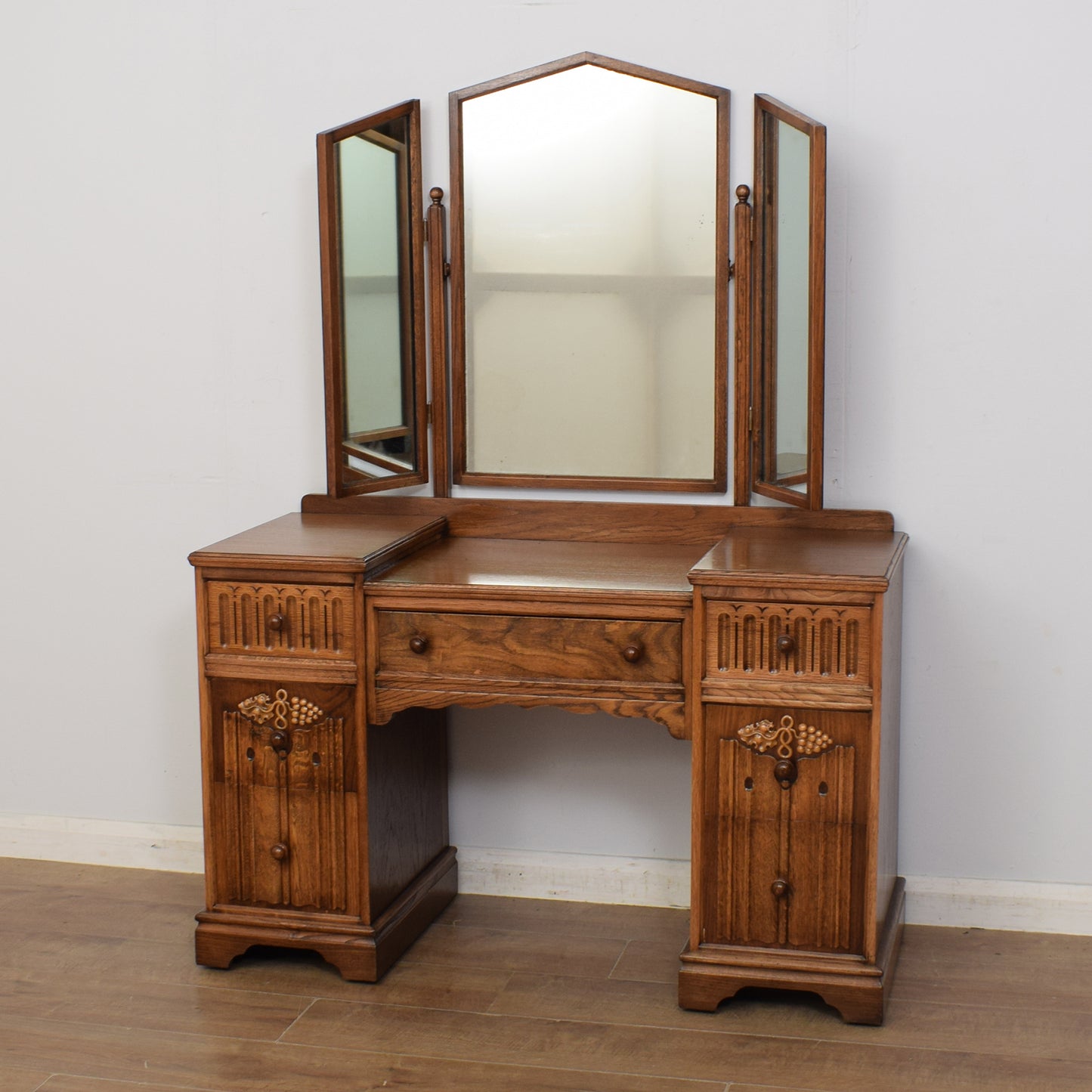 Restored Oak Dressing Table