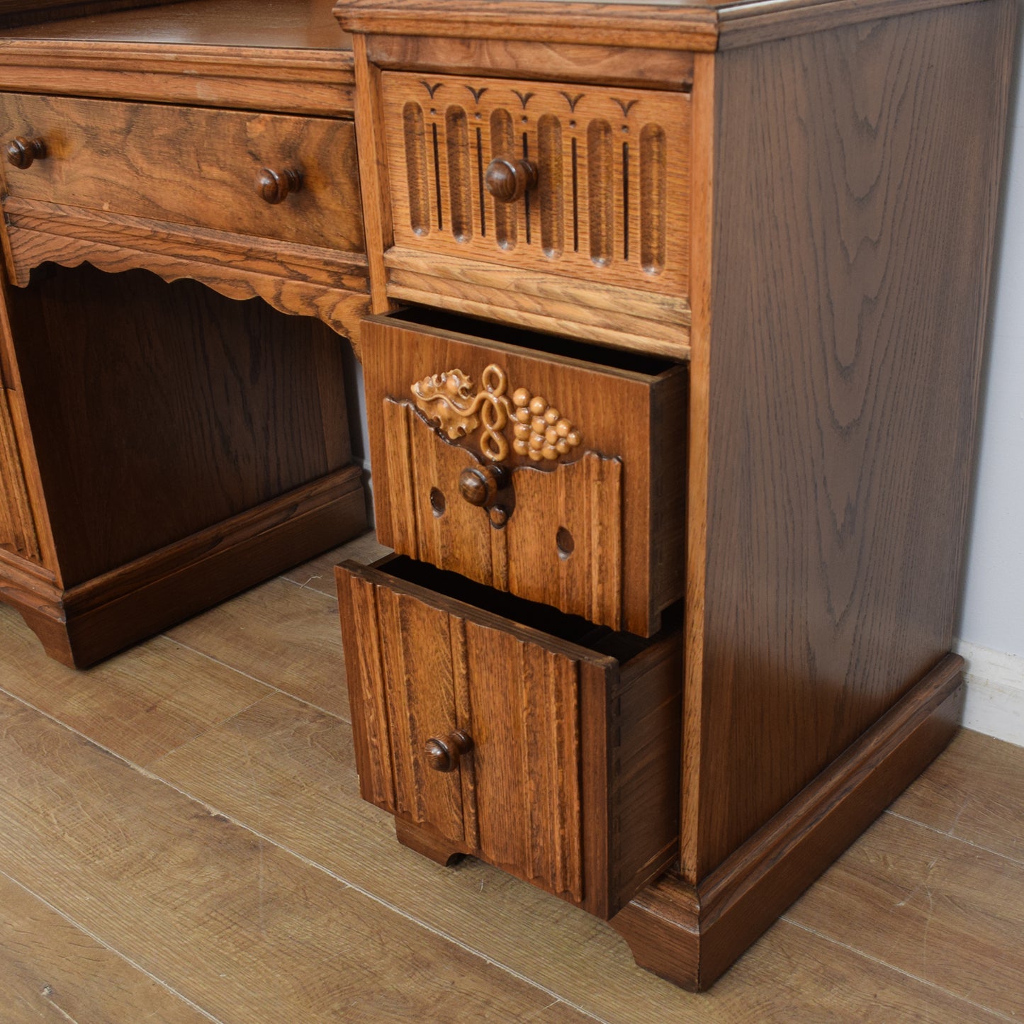 Restored Oak Dressing Table