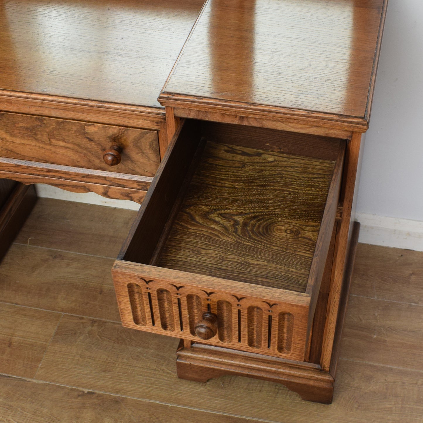 Restored Oak Dressing Table