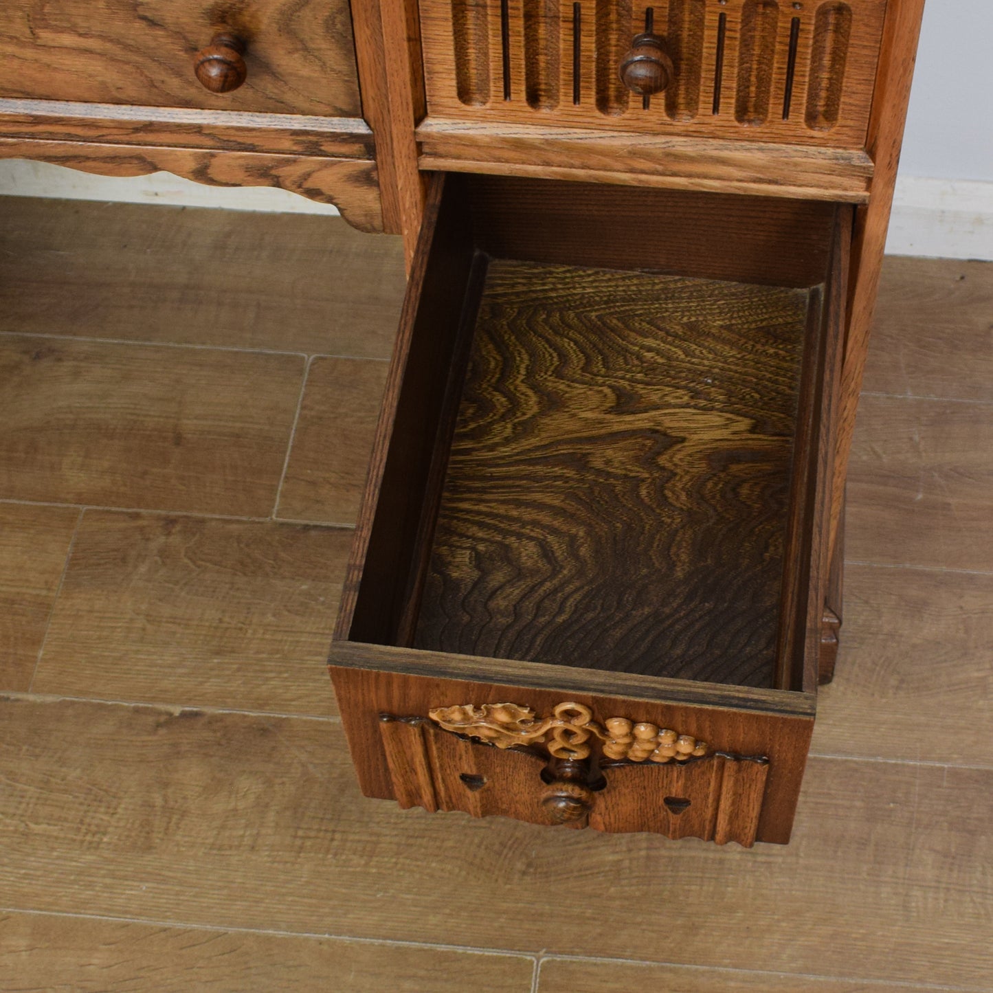 Restored Oak Dressing Table