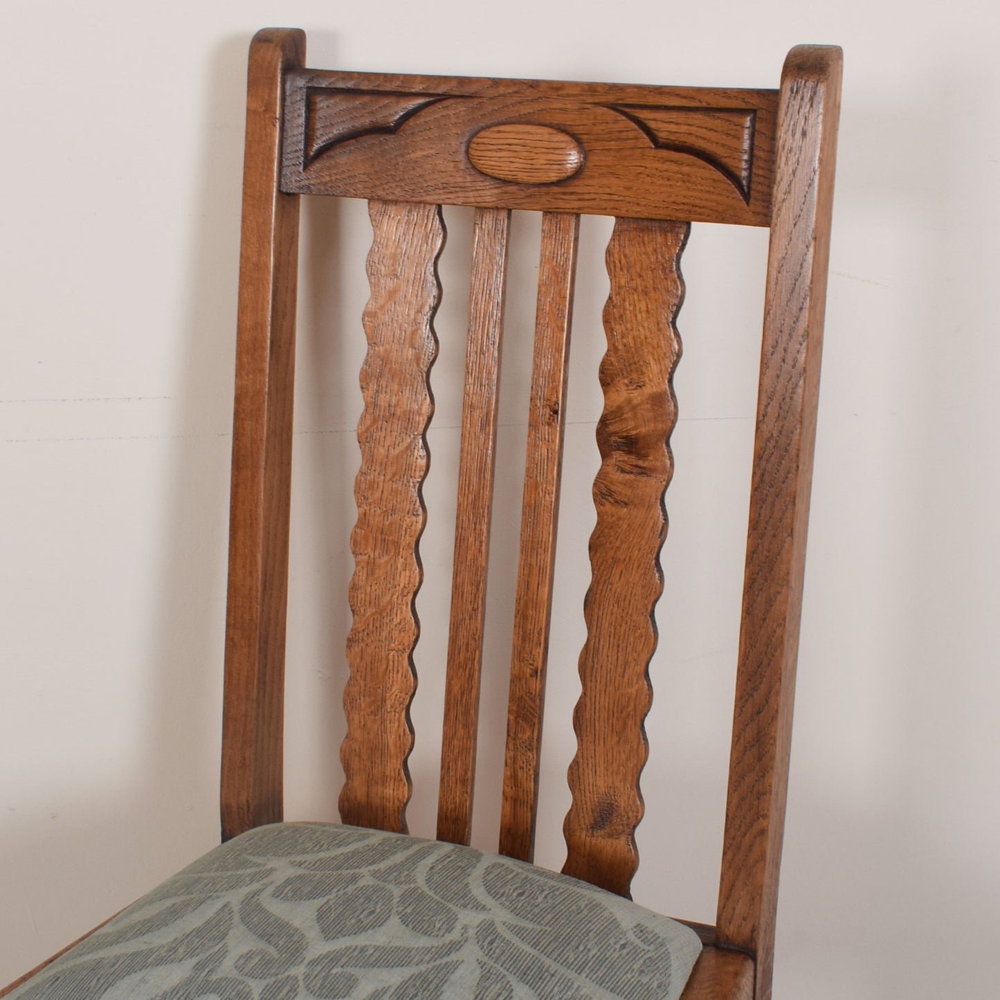 Barley Twist Draw-Leaf Table with Four Chairs