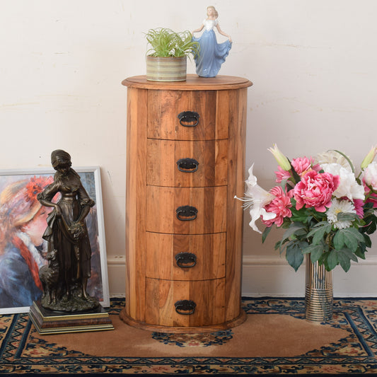 Cylindrical Chest Of Drawers