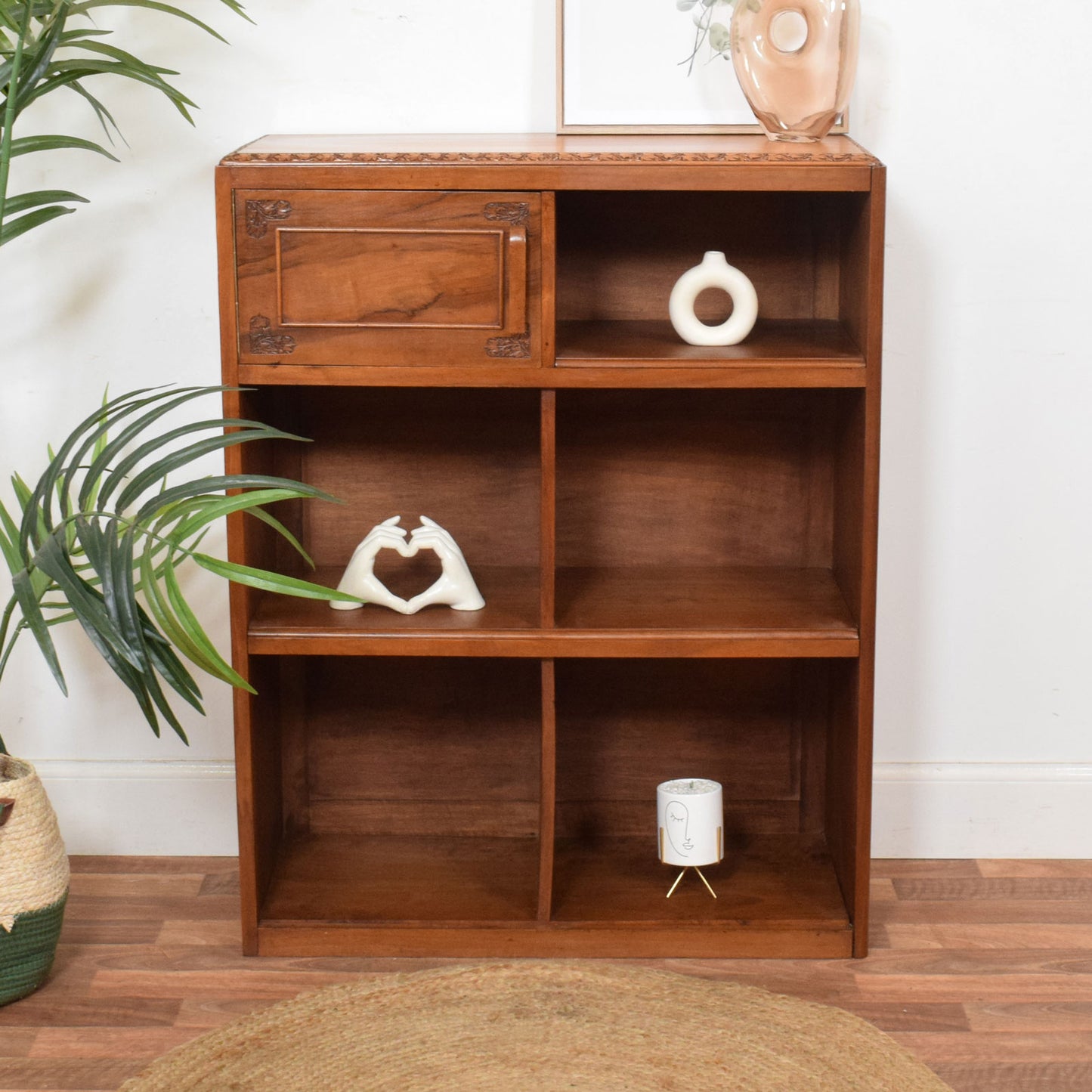 Restored Walnut Bookcase