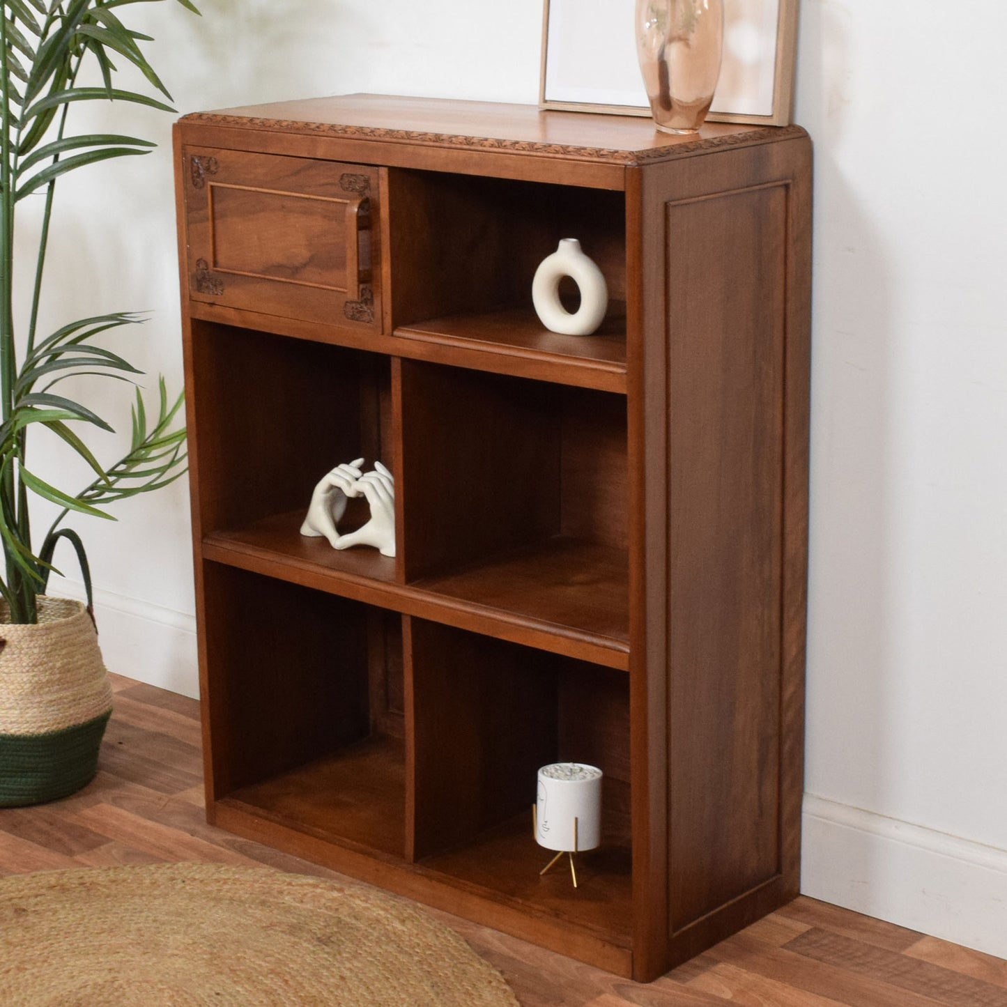 Restored Walnut Bookcase