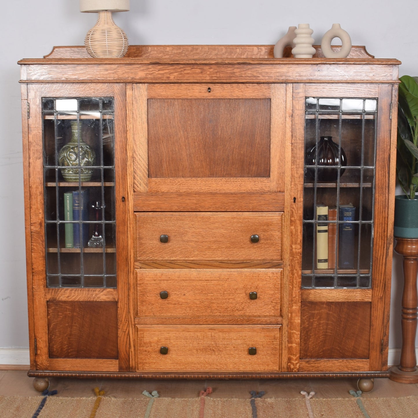 Vintage Side-By-Side Bureau