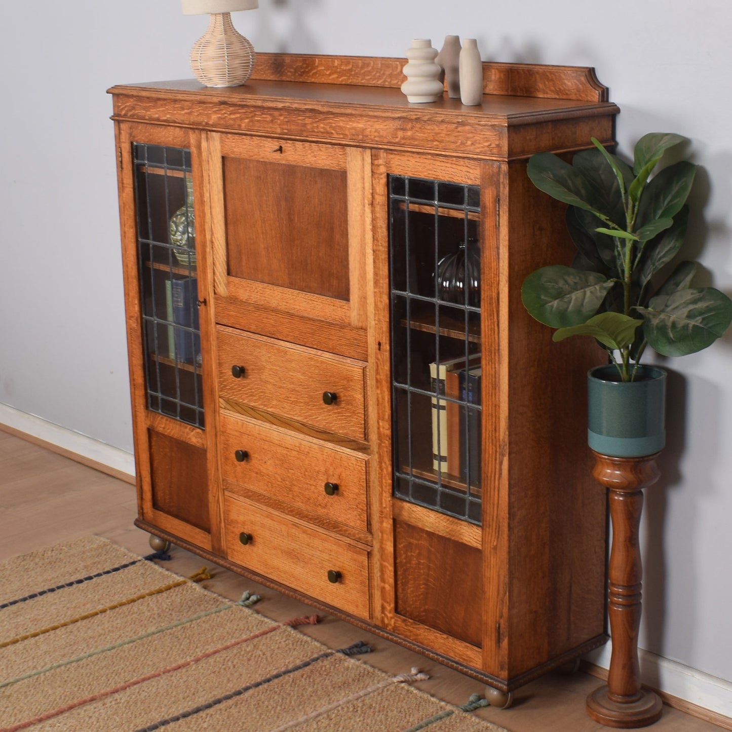 Vintage Side-By-Side Bureau