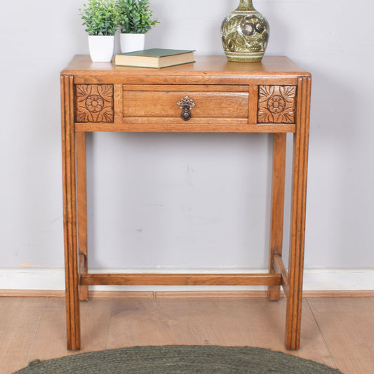 Oak Console Table