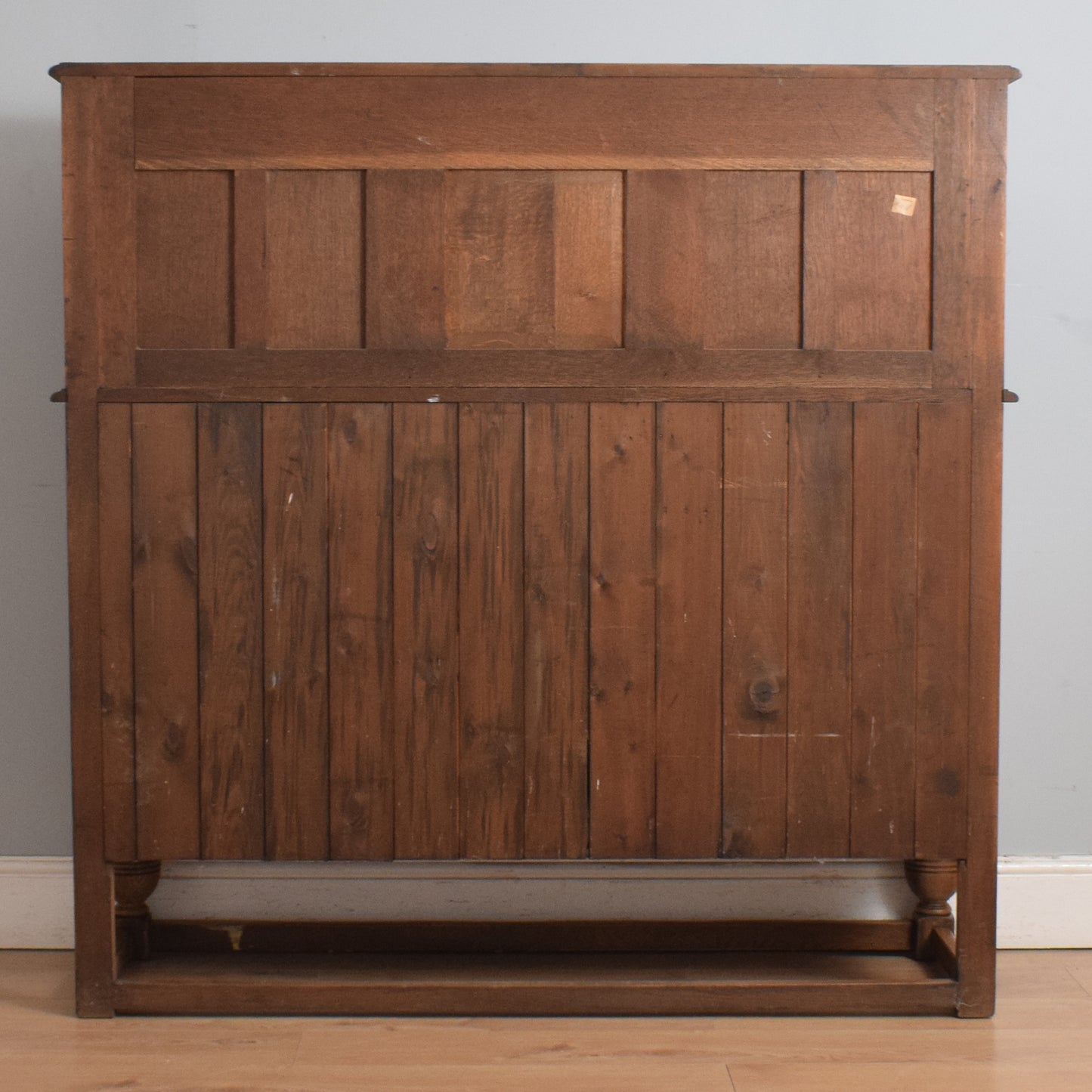 Restored High Back Oak Sideboard