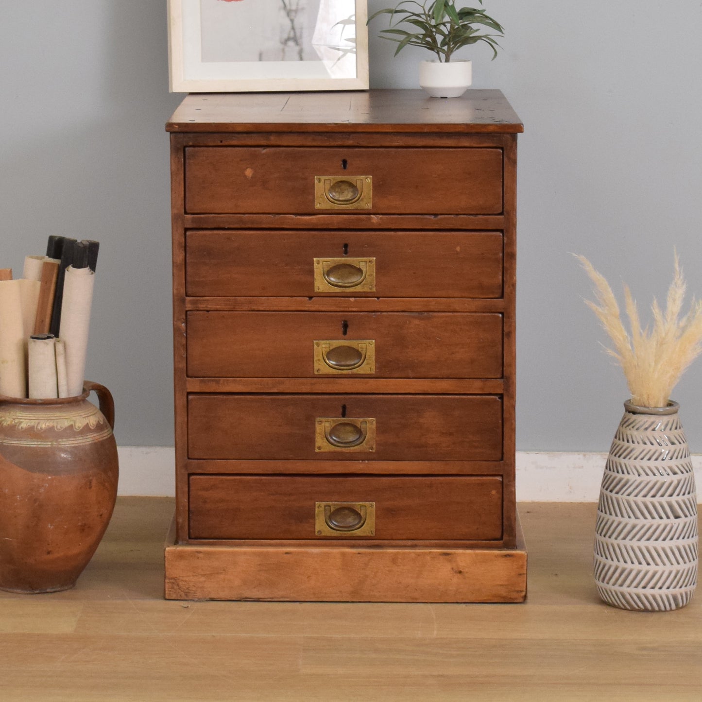 19th Century Oak Military Chest