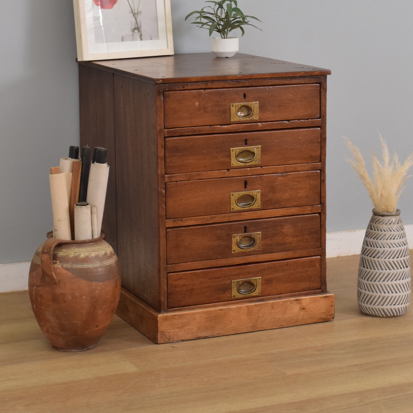19th Century Oak Military Chest