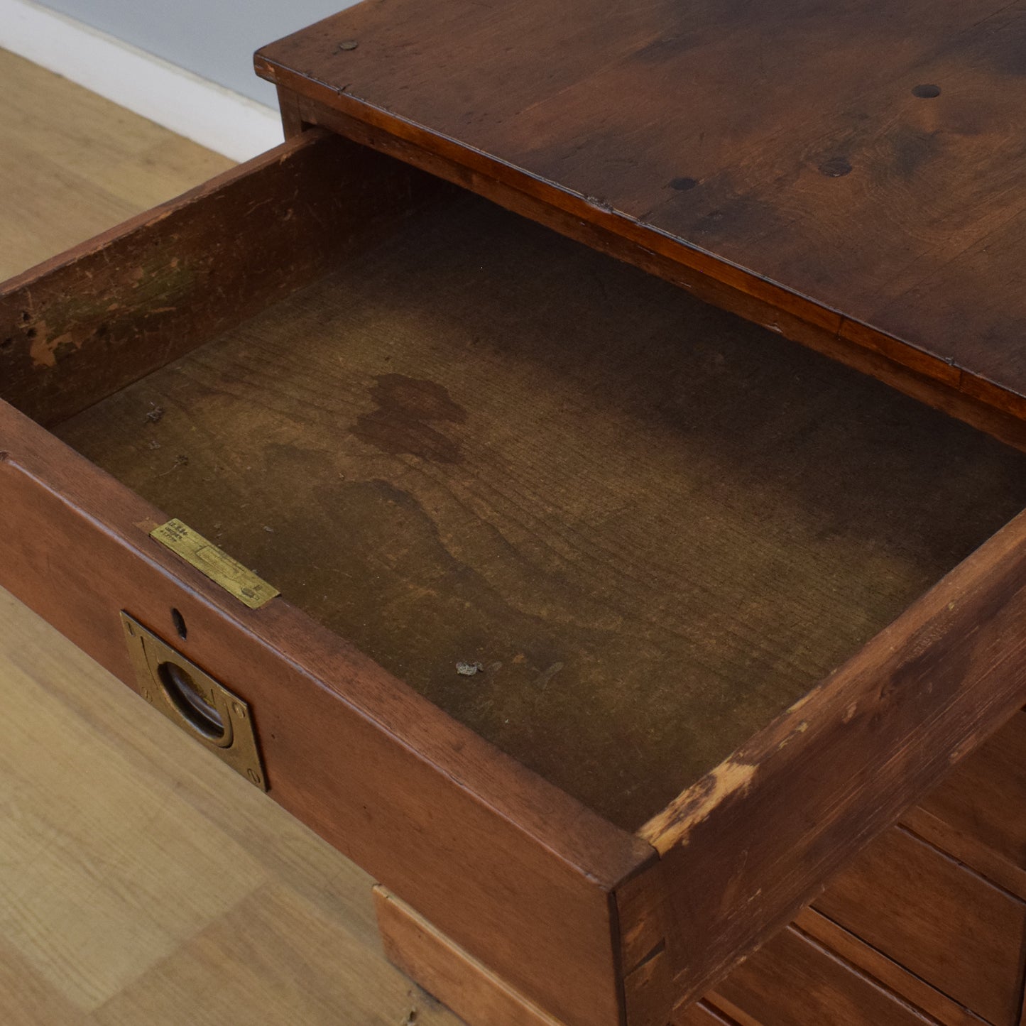 19th Century Oak Military Chest