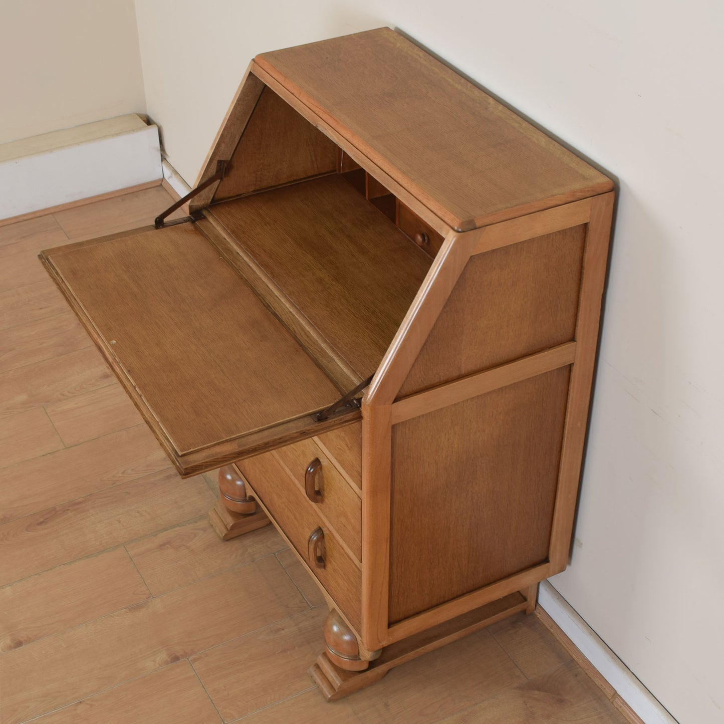 Oak Art Deco Bureau