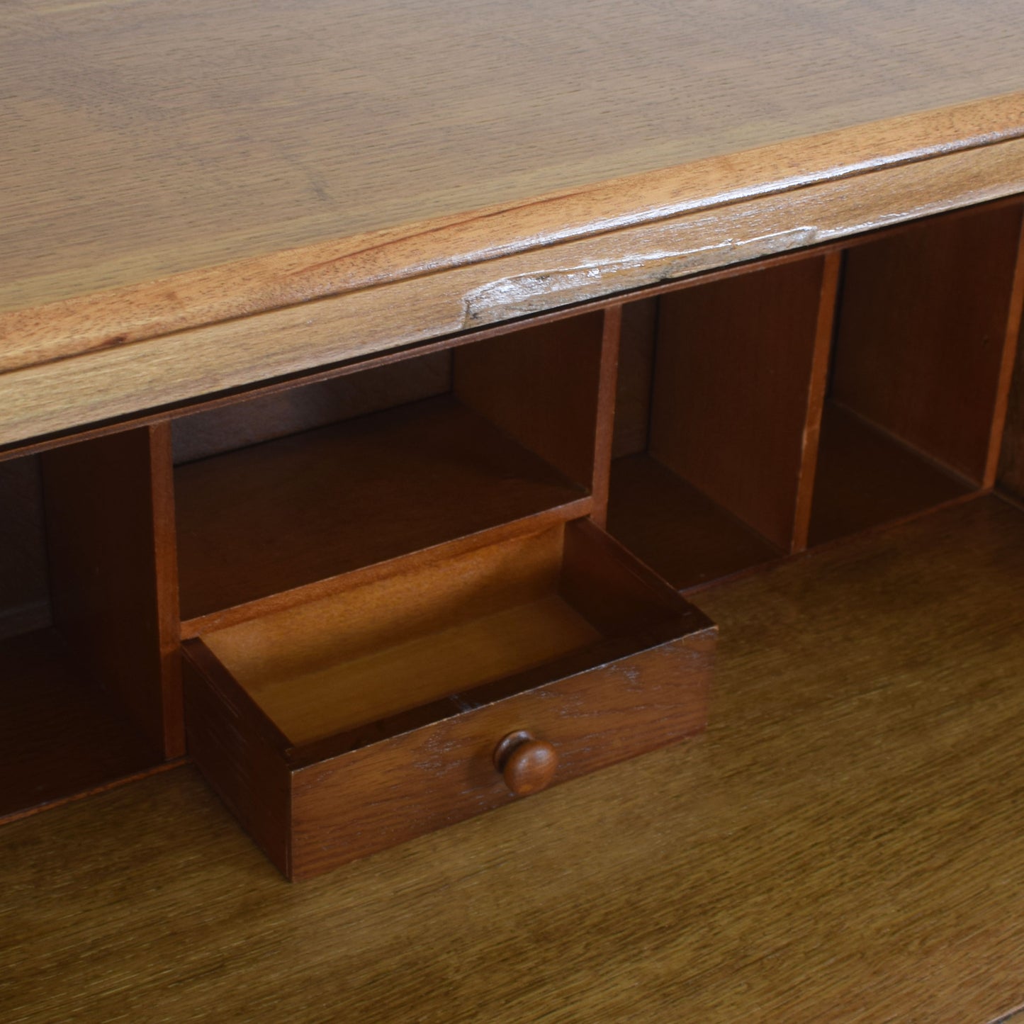 Oak Art Deco Bureau