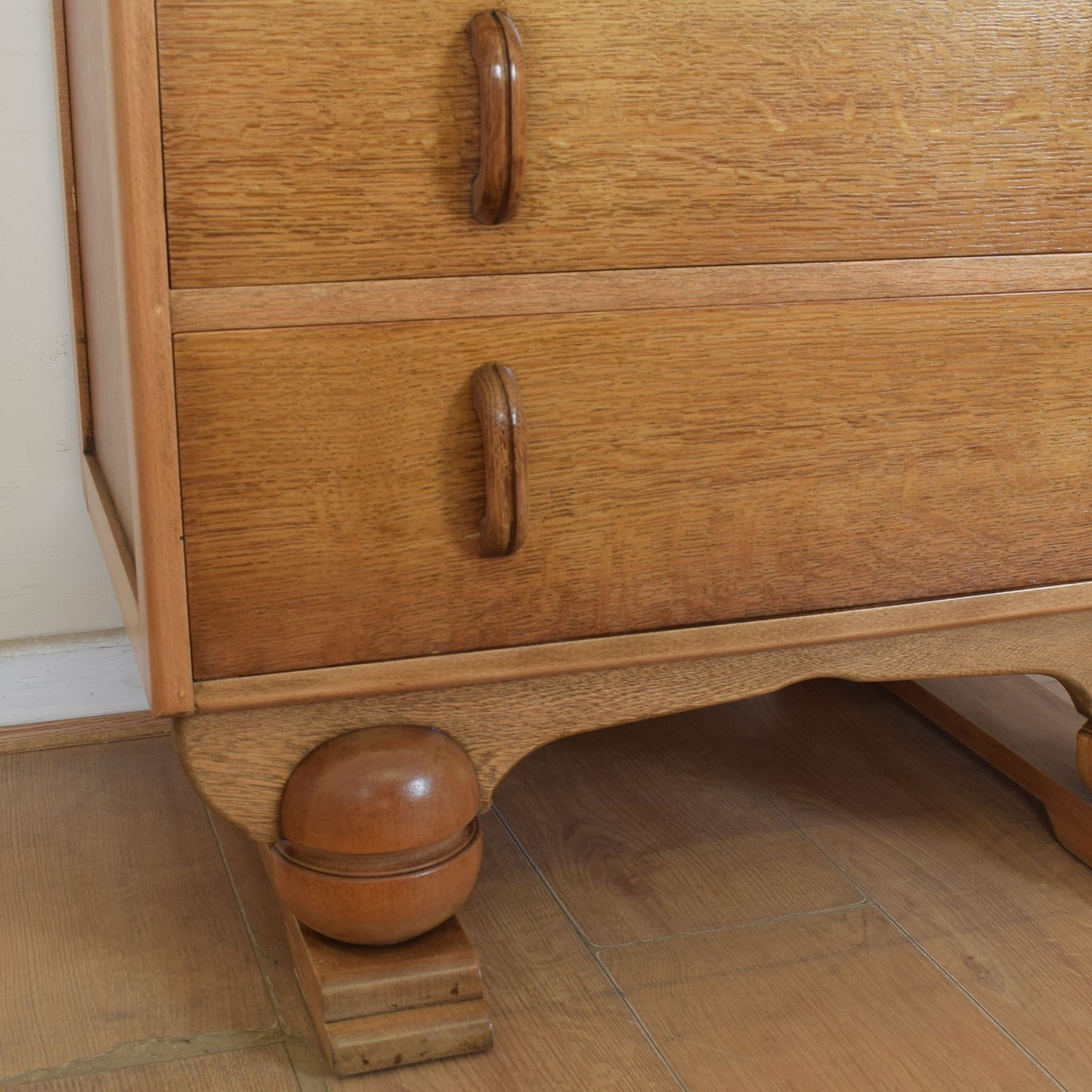 Oak Art Deco Bureau
