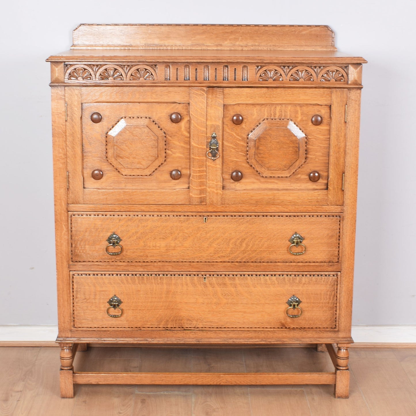 Vintage Oak Cupboard